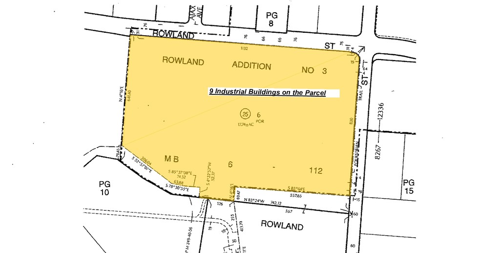 17950-17970 Ajax Cir, City Of Industry, CA à louer - Plan cadastral - Image 3 de 3