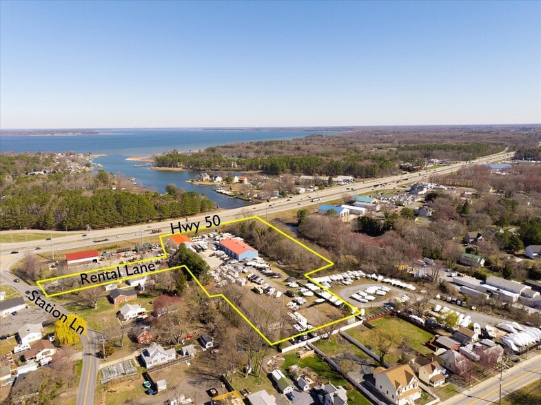 121 Rental Ln, Grasonville, MD for sale - Aerial - Image 2 of 11