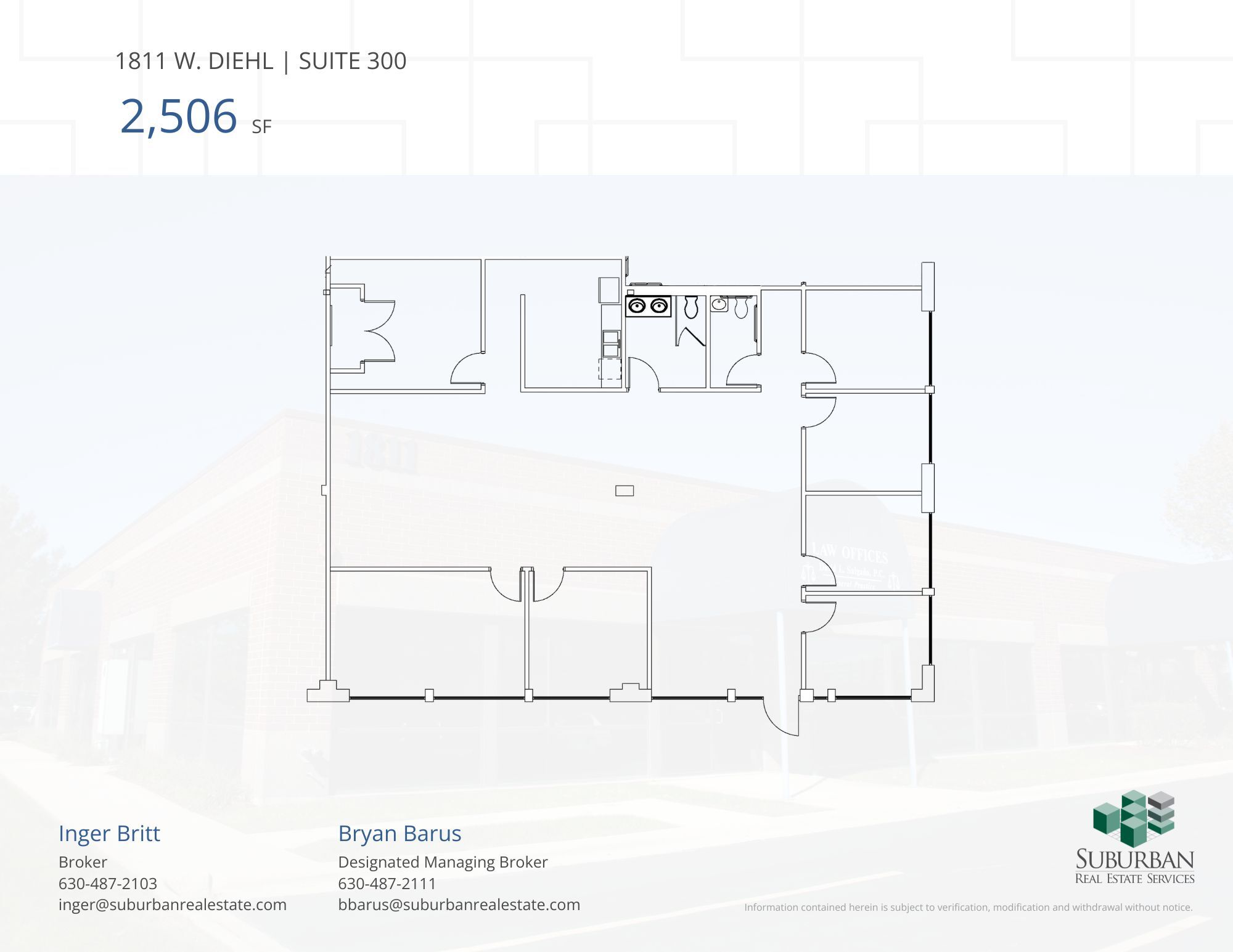 1811-1815 W Diehl Rd, Naperville, IL for lease Floor Plan- Image 1 of 1