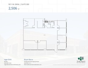 1811-1815 W Diehl Rd, Naperville, IL for lease Floor Plan- Image 1 of 1