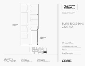 2625 Butterfield Rd, Oak Brook, IL for lease Floor Plan- Image 1 of 4