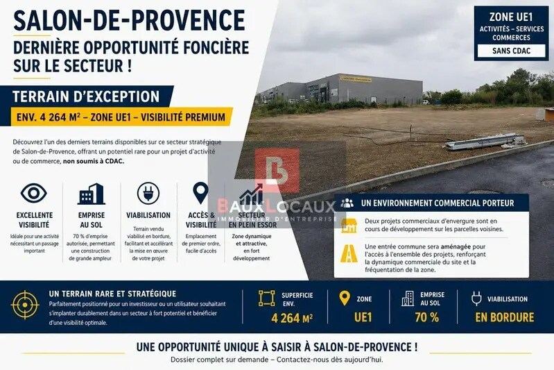 Land in Salon-de-Provence for sale Site Plan- Image 1 of 4