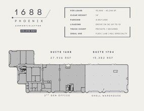 1688 Phoenix Pky, College Park, GA for sale Floor Plan- Image 1 of 6