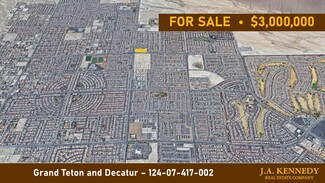 Plus de détails pour Grand Teton Drive and Redbud Vine St, North Las Vegas, NV - Terrain à vendre