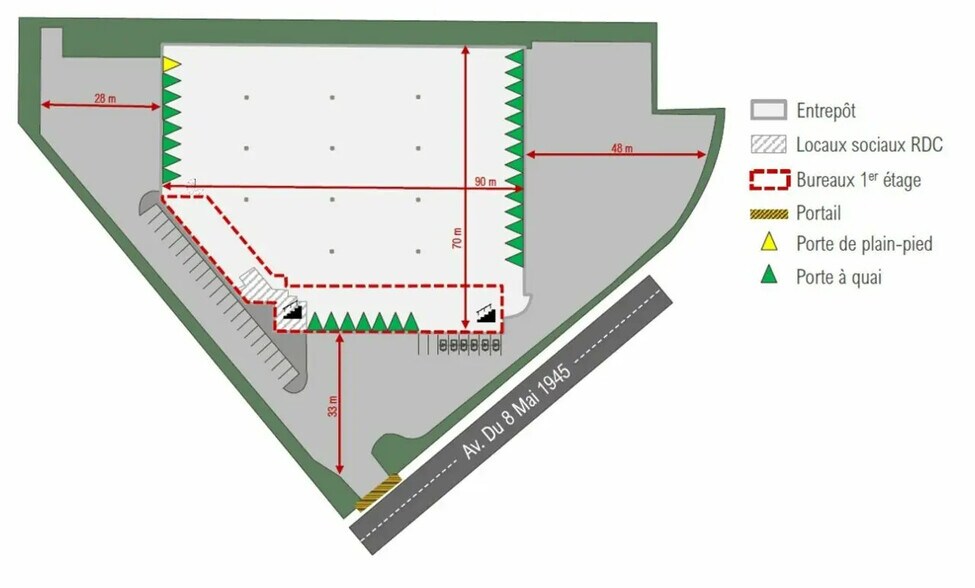 Flex dans Villeneuve-la-Garenne à louer - Plan de site - Image 3 de 3