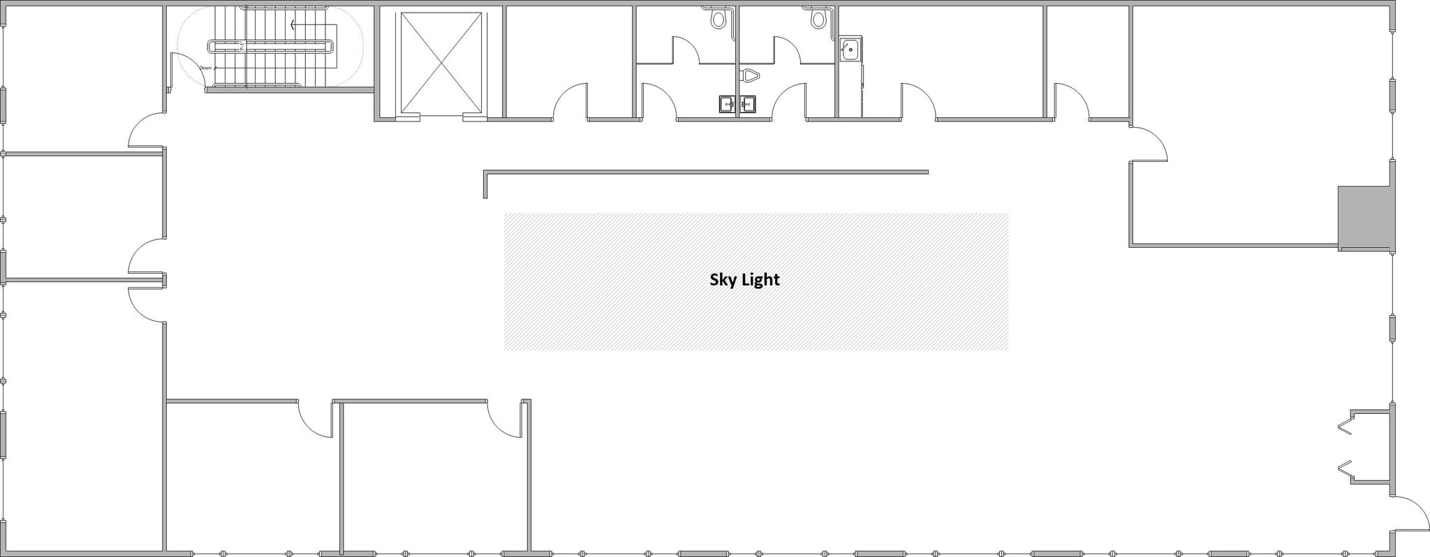 945 W George St, Chicago, IL à louer Plan d’étage- Image 1 de 1