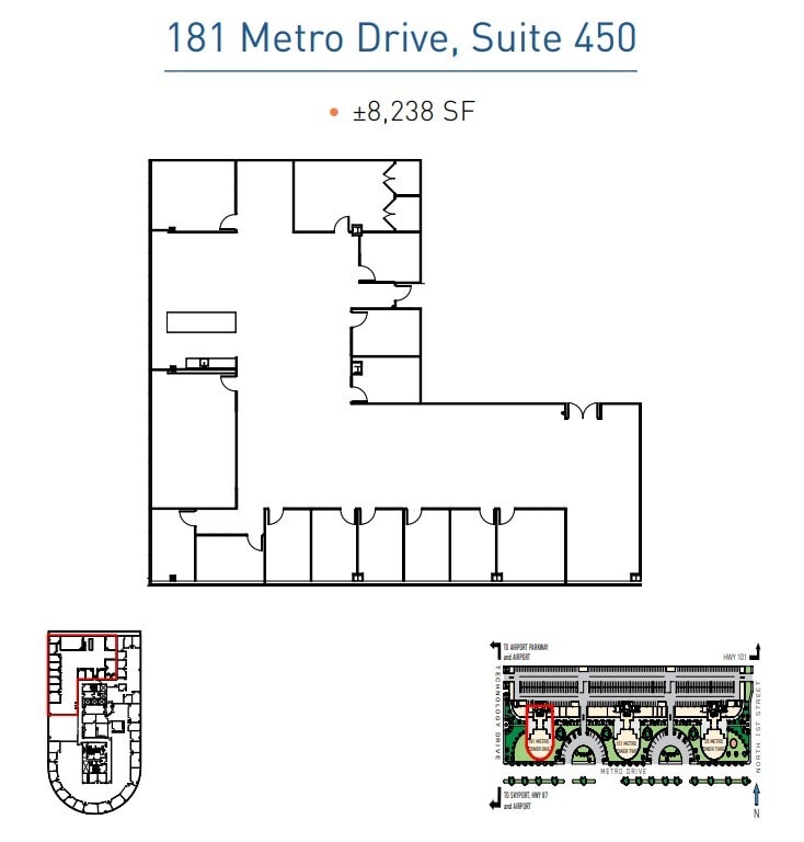 25 Metro Dr, San Jose, CA for lease Floor Plan- Image 1 of 1
