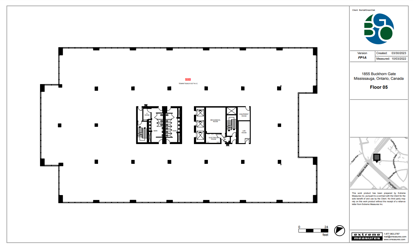 1855 Buckhorn Gate, Mississauga, ON for lease Floor Plan- Image 1 of 1