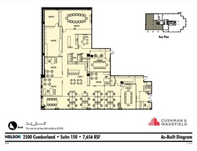 2500 Cumberland Pky SE, Atlanta, GA à louer Plan d  tage- Image 1 de 1