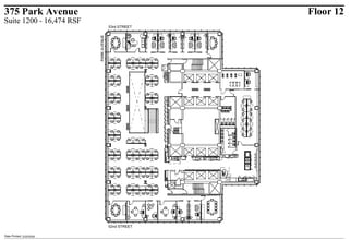 375 Park Ave, New York, NY à louer Plan d’étage- Image 2 de 2