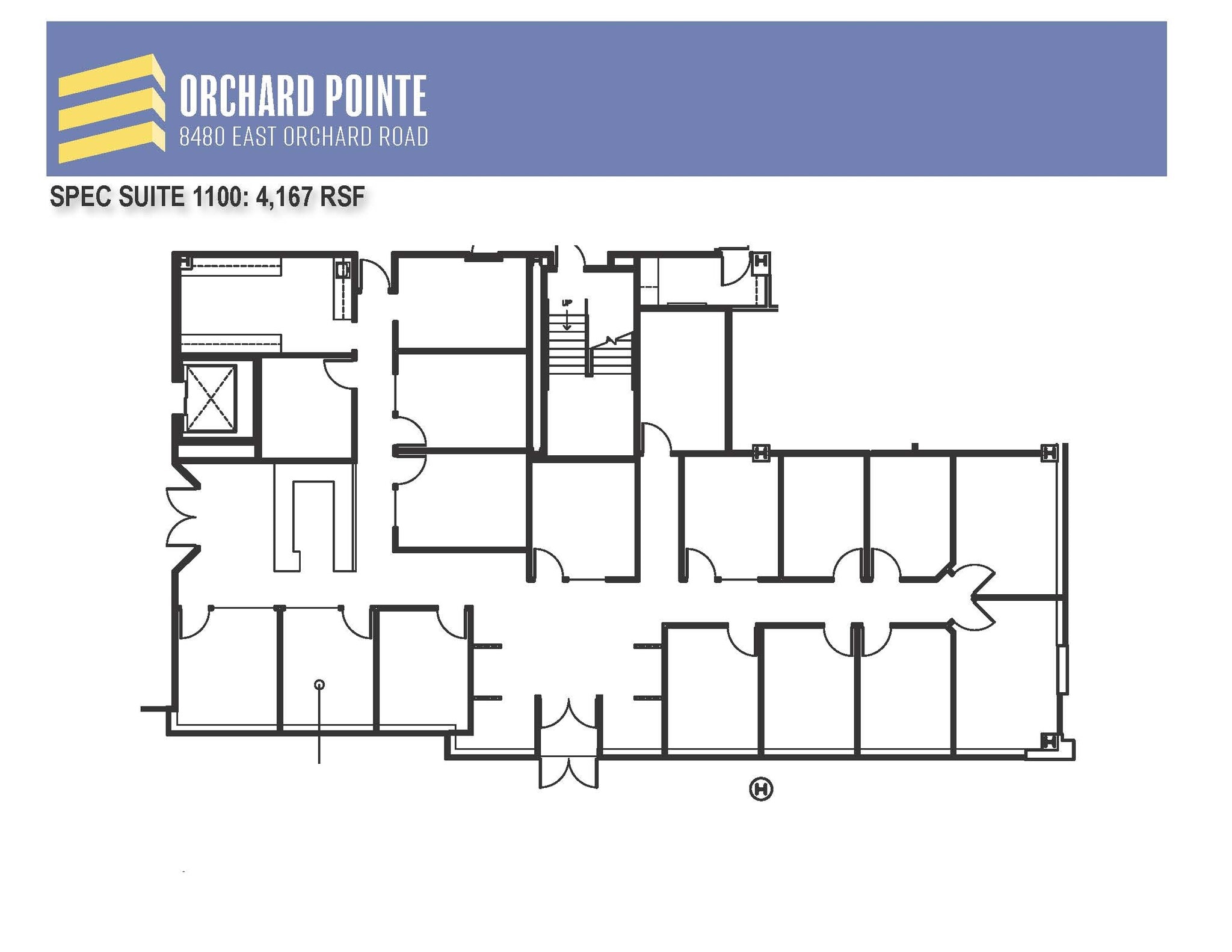 8480 E Orchard Rd, Greenwood Village, CO for lease Floor Plan- Image 1 of 1