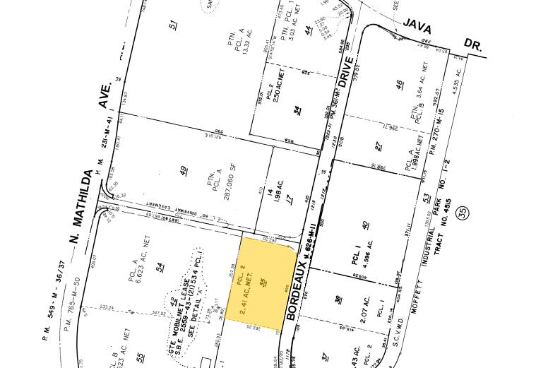 1195 Bordeaux Dr, Sunnyvale, CA à louer - Plan cadastral - Image 2 de 10