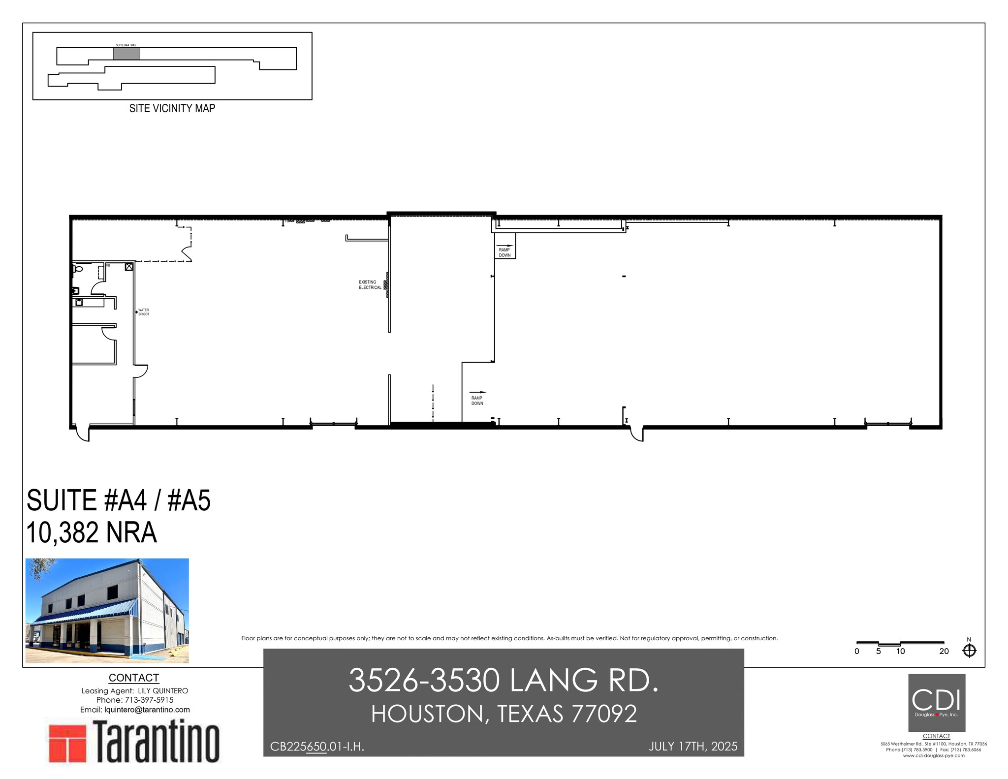 3526-3530 Lang Rd, Houston, TX for lease Site Plan- Image 1 of 2