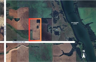 24536 Twp 500, Leduc, AB - AERIAL  map view