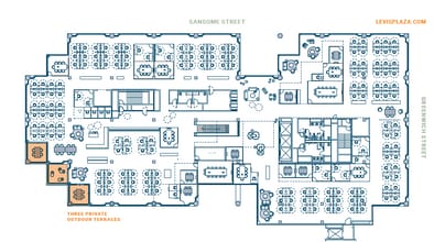 1255 Battery St, San Francisco, CA à louer Plan d’étage- Image 1 de 1