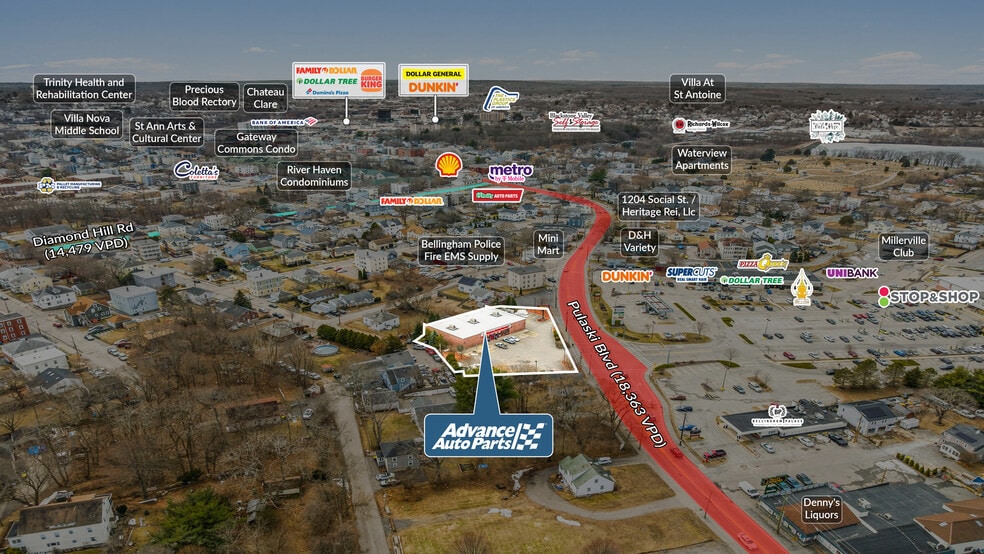 45 Pulaski Blvd, Bellingham, MA for sale - Building Photo - Image 3 of 5