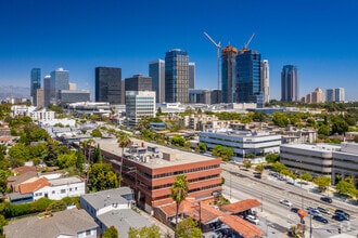 10351 Santa Monica Blvd, Los Angeles, CA - AERIAL  map view