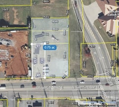 2430 University Blvd E, Tuscaloosa, AL - AERIAL map view