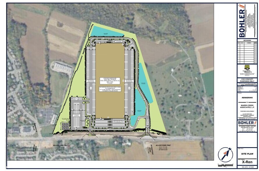 Route 222, Blandon, PA for lease - Site Plan - Image 2 of 2