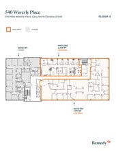 540 New Waverly Pl, Cary, NC à louer Plan d’étage- Image 1 de 1