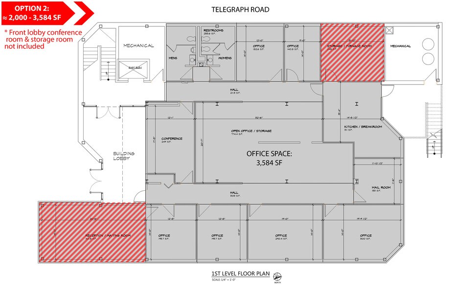 6895 Telegraph Rd, Bloomfield Hills, MI for lease - Floor Plan - Image 2 of 8
