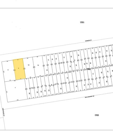 8 Vernon Ave, Brooklyn, NY for sale - Plat Map - Image 1 of 1