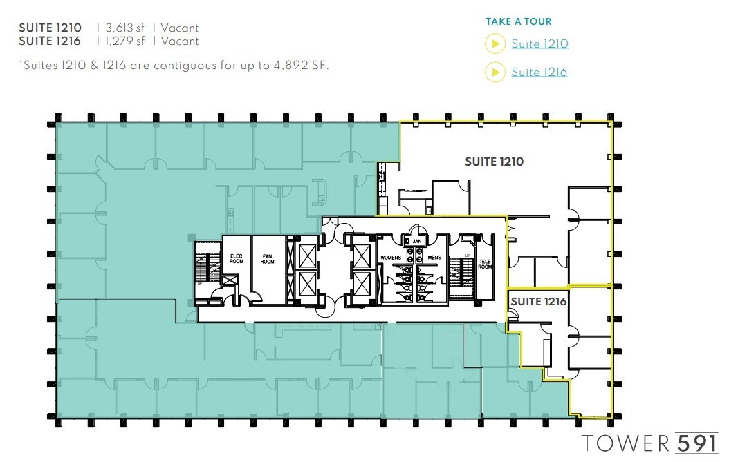 591 Camino de la Reina, San Diego, CA à louer Plan d’étage- Image 1 de 1
