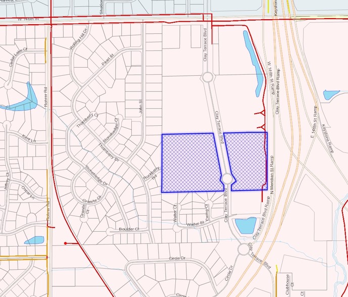 14300 Clay Terrace Blvd, Carmel, IN à vendre - Plan cadastral - Image 1 de 1