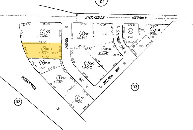 205 Trask St, Bakersfield, CA à vendre - Plan cadastral - Image 2 de 3