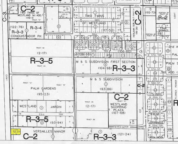 5301-5315 W 20th Ave, Hialeah, FL à louer - Plan cadastral - Image 2 de 12