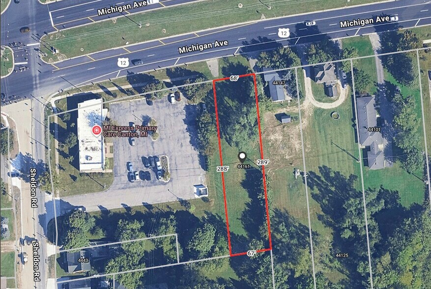 44161 Michigan Ave, Canton, MI à vendre - Aérien - Image 1 de 1