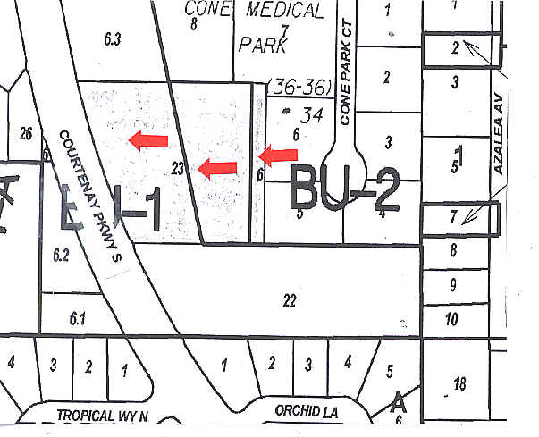 650 S Courtenay Pky, Merritt Island, FL à louer - Plan cadastral - Image 2 de 3