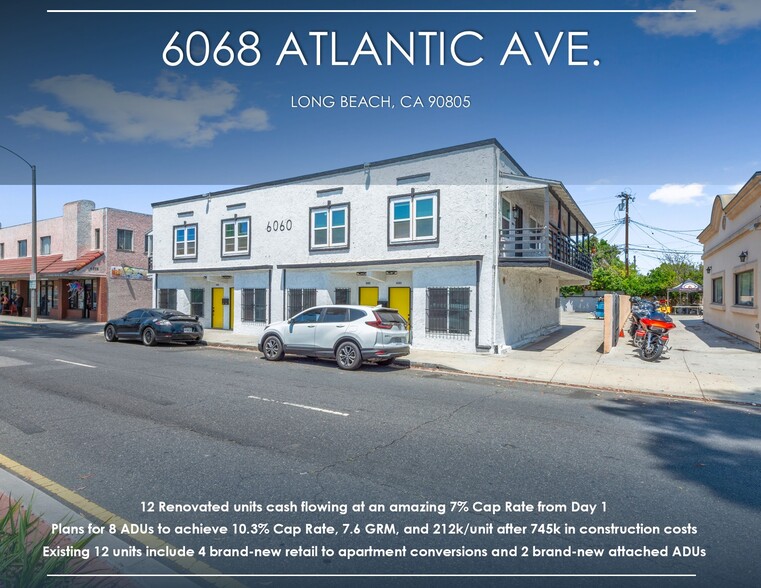 6060-6068 Atlantic Ave, Long Beach, CA à vendre - Photo du bâtiment - Image 1 de 19