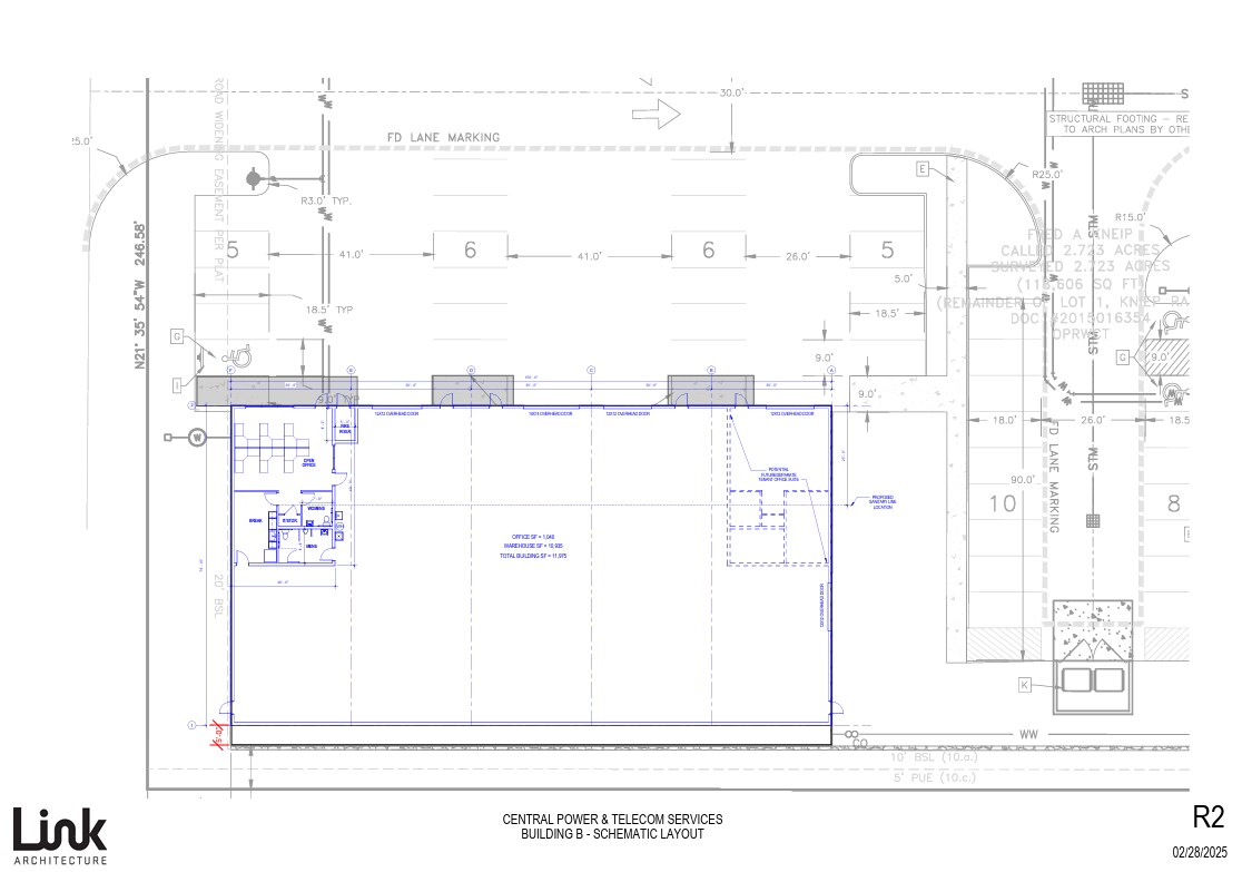 801 County Road 118, Hutto, TX à louer Plan d’étage- Image 1 de 2
