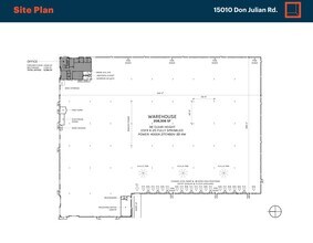 15010 Don Julian Rd, City Of Industry, CA for lease Site Plan- Image 2 of 3