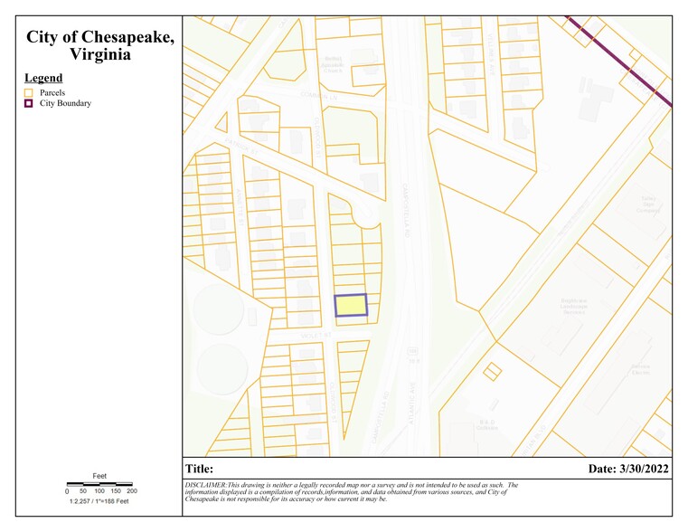 Oldwood St, Chesapeake, VA à vendre - Plan de site - Image 2 de 3