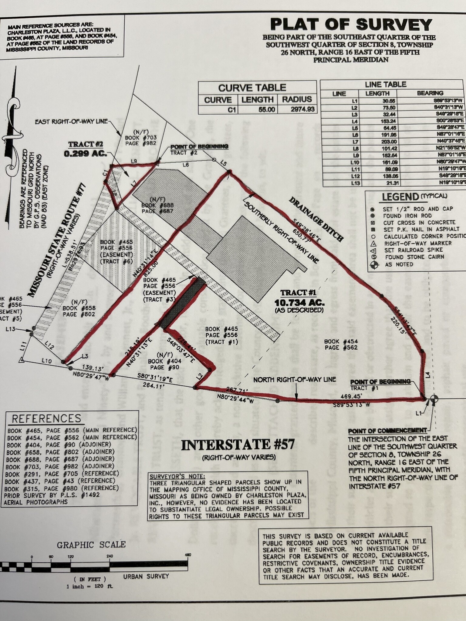 3, 5, 7, 9 Charleston Plaza, Charleston, MO for sale Plat Map- Image 1 of 8