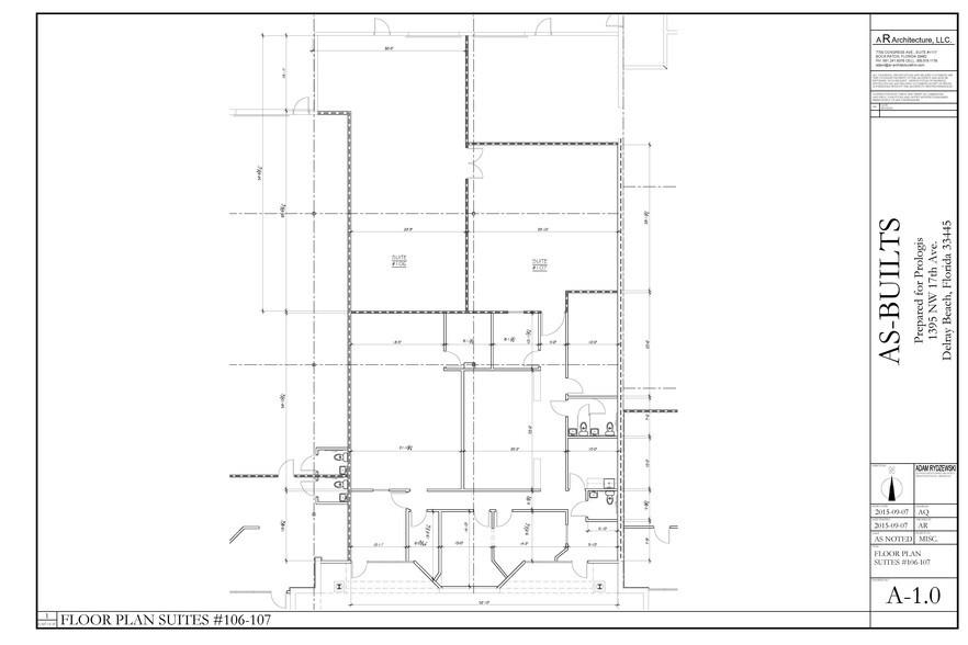 1395 NW 17th Ave, Delray Beach, FL for lease - Floor Plan - Image 2 of 7