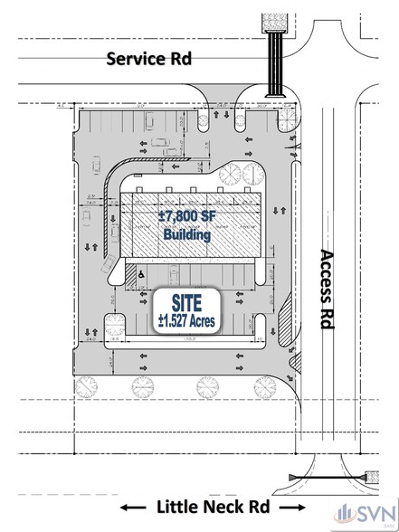 2840 Little Neck Rd, Bloomingdale, GA for lease - Site Plan - Image 3 of 13