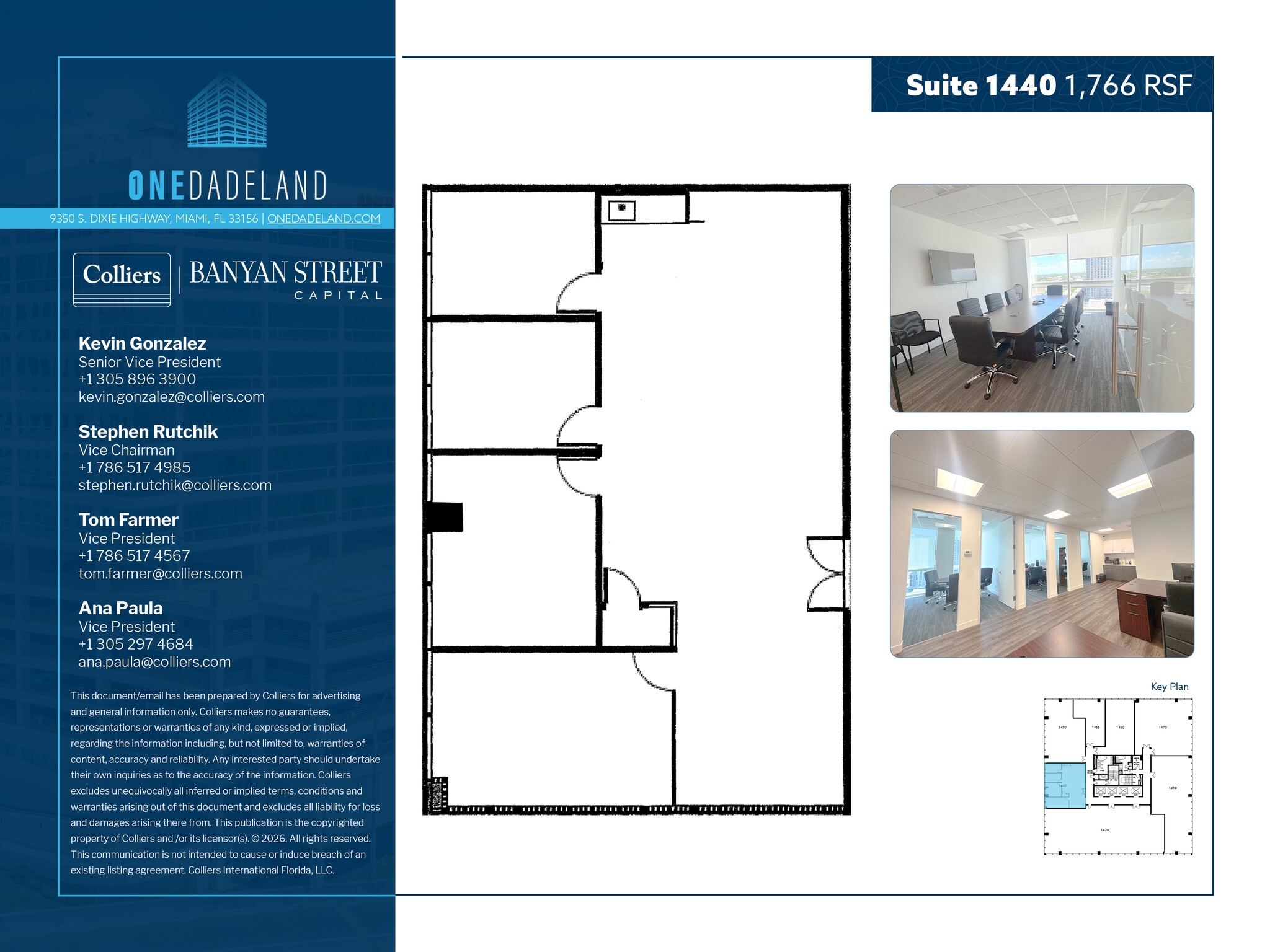 9350 S Dixie Hwy, Miami, FL à louer Plan d’étage- Image 1 de 1