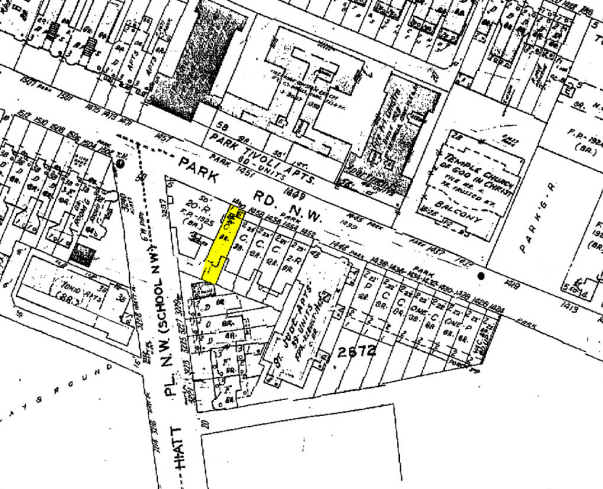 1460 Park Rd NW, Washington, DC à louer - Plan cadastral - Image 3 de 3