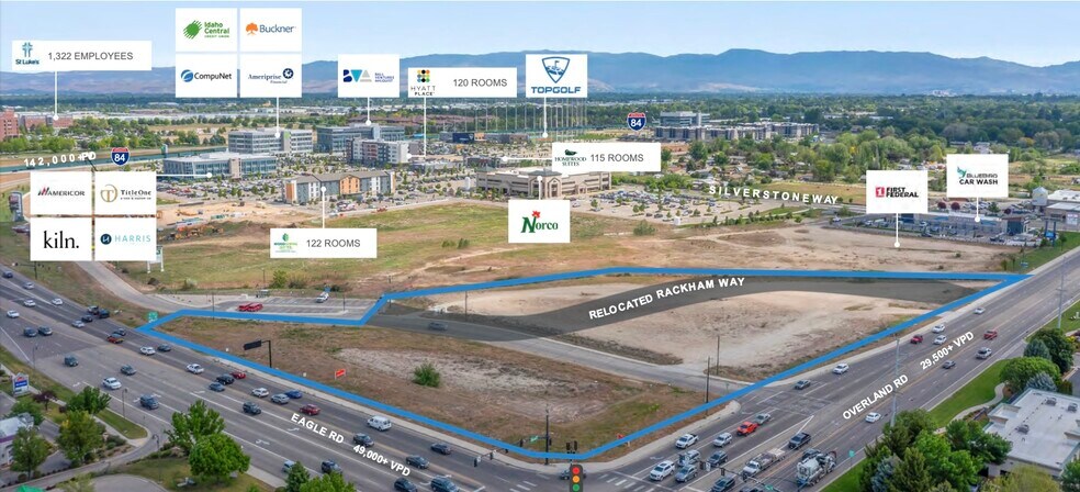 3300-3376 E Overland Rd, Meridian, ID à vendre - Photo du bâtiment - Image 1 de 1