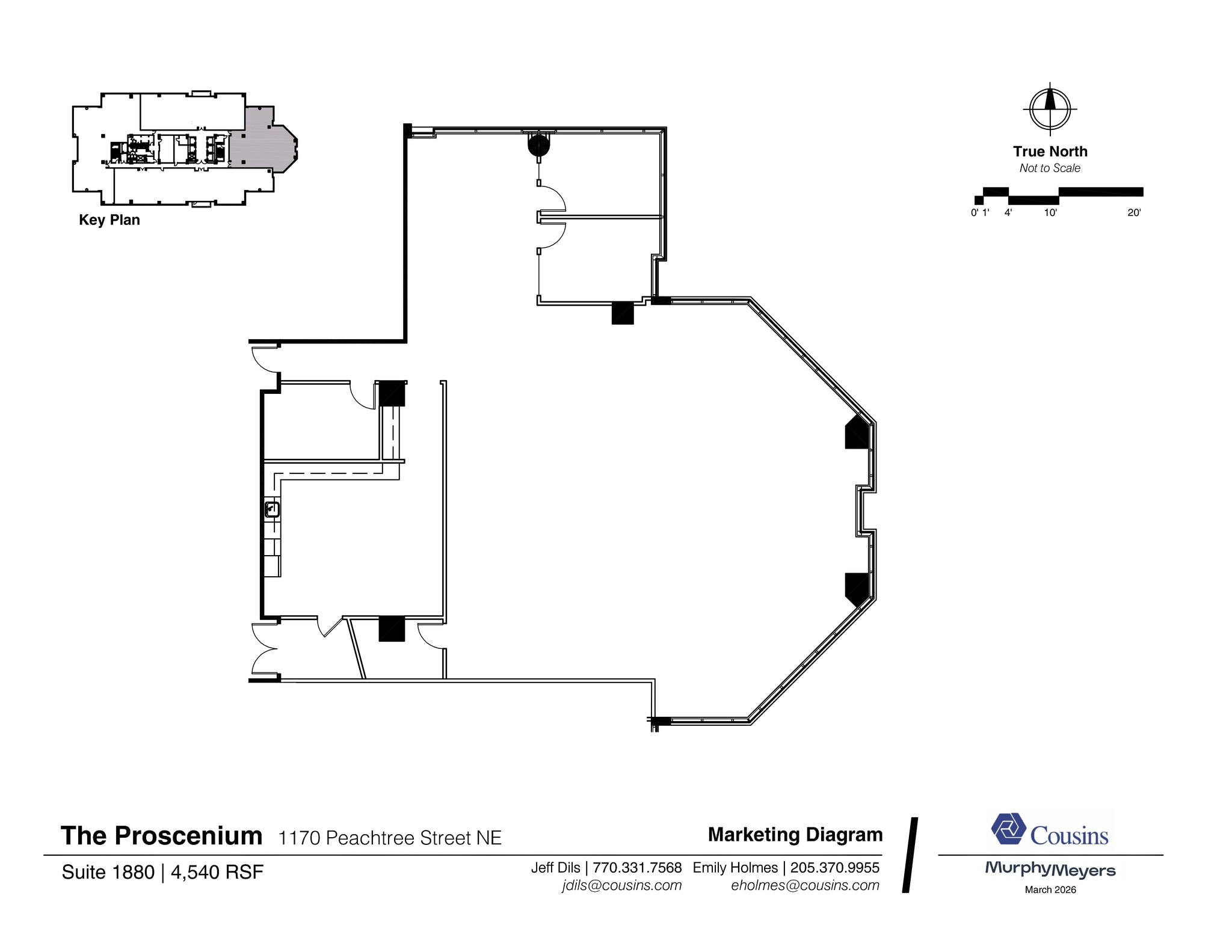 1170 Peachtree St, Atlanta, GA for lease Site Plan- Image 1 of 2