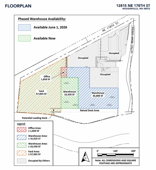 12815 NE 178th St, Woodinville, WA à louer - Plan d’étage - Image 2 de 5
