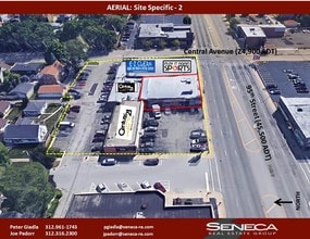 5600-5620 W 95th St, Oak Lawn, IL - AERIAL map view