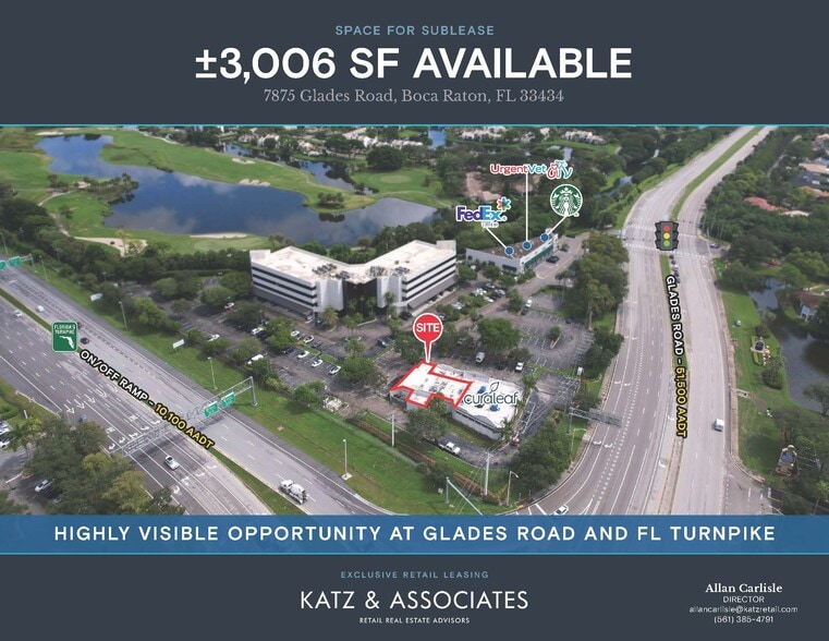 7875 Glades Rd, Boca Raton, FL for lease - Building Photo - Image 1 of 1