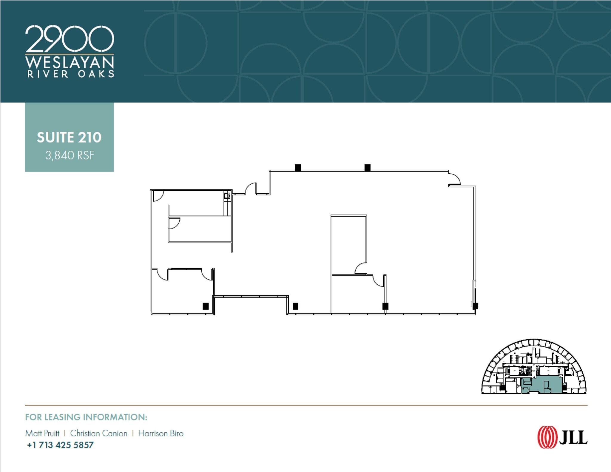 2900 Weslayan St, Houston, TX for lease Floor Plan- Image 1 of 1
