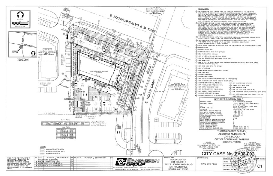 2645 E Southlake Blvd, Southlake, TX à vendre - Plan de site - Image 1 de 1