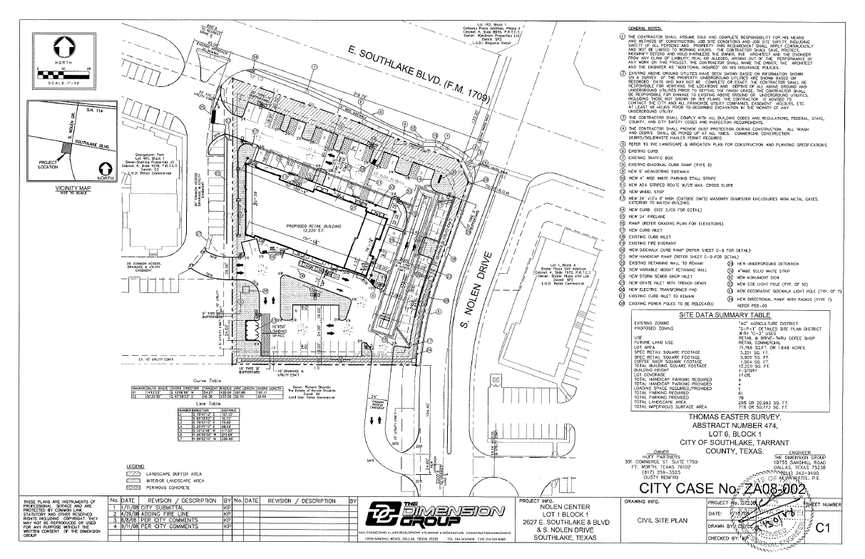 2645 E Southlake Blvd, Southlake, TX à vendre Plan de site- Image 1 de 1