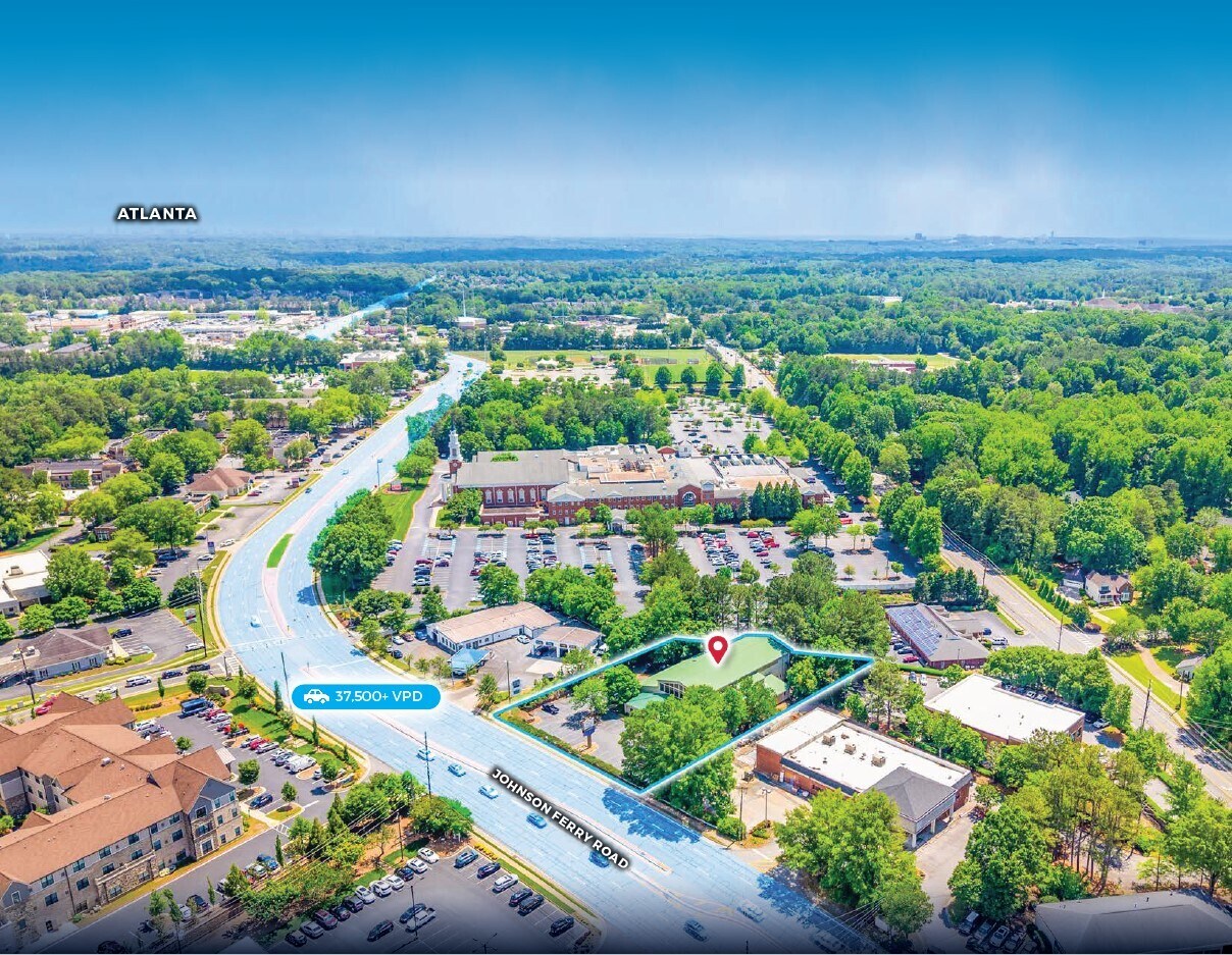1087 Johnson Ferry Rd, Marietta, GA à vendre Photo du bâtiment- Image 1 de 1